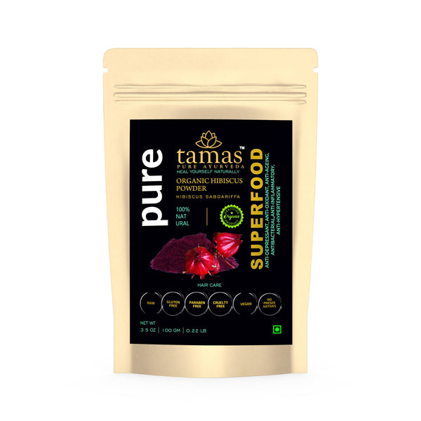 Tamas Pure Ayurveda Superfood Organic Hibiscus Powder