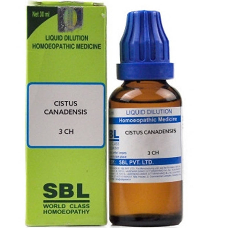 SBL Homeopathy Cistus Canadensis Dilution