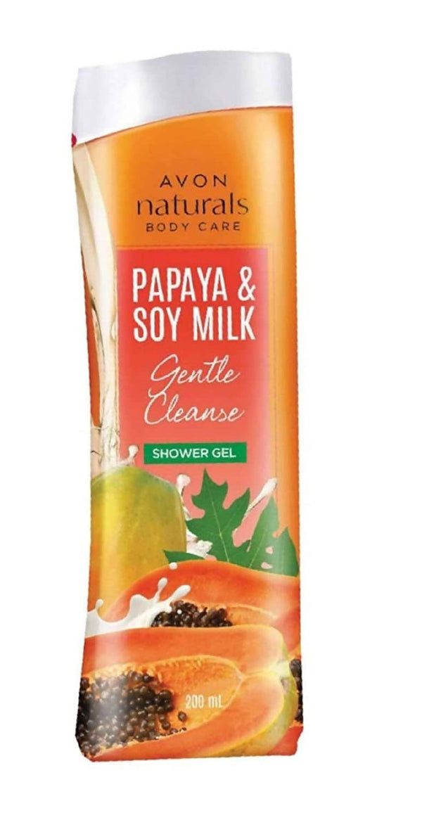 Avon Naturals Body Care Papaya & Soy Milk Shower gel