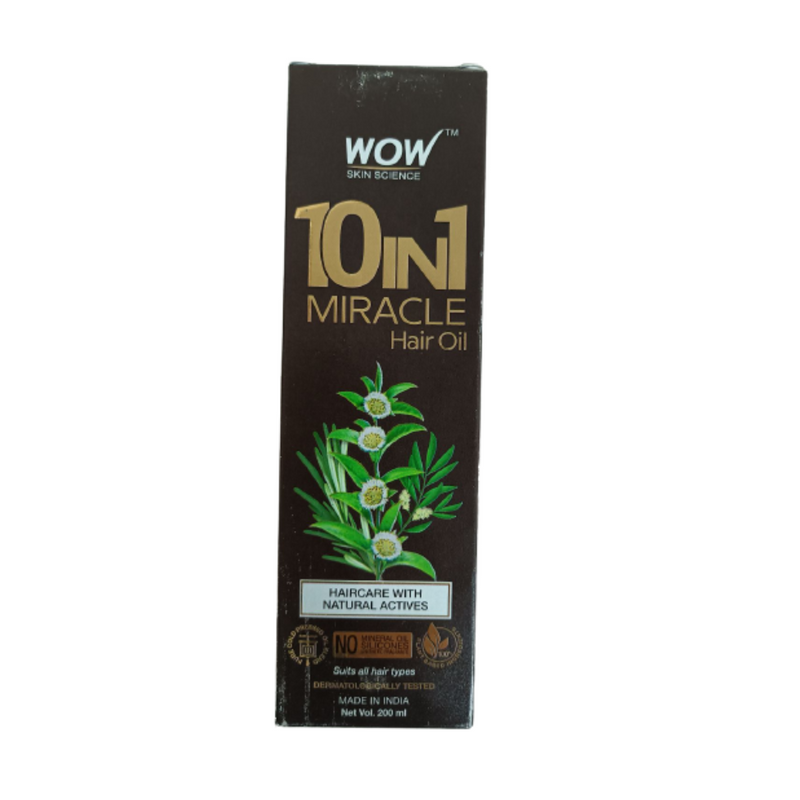 Wow Skin Science 10 In 1 Miracle Hair Oil