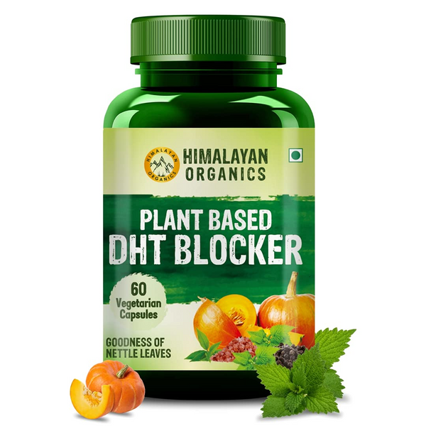 Himalayan Organics Plant Based DHT Blocker Vegetarian Capsules