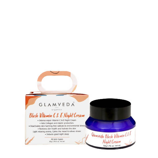 Glamveda Blush Vitamin C & E Nourishing Night Cream
