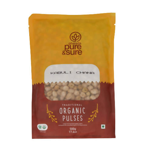 Pure & Sure Kabuli Chana Traditional Organic Pulses