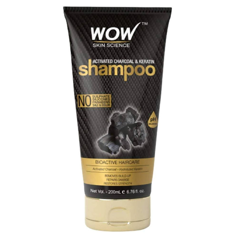 Wow Skin Science Charcoal & Keratin Shampoo