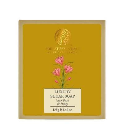 Forest Essentials Luxury Sugar Soap Neem Basil & Honey