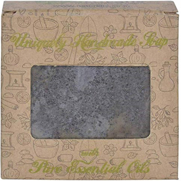 Naturalis Essence Of Nature Handmade Activated Charcoal Soap With Coffee