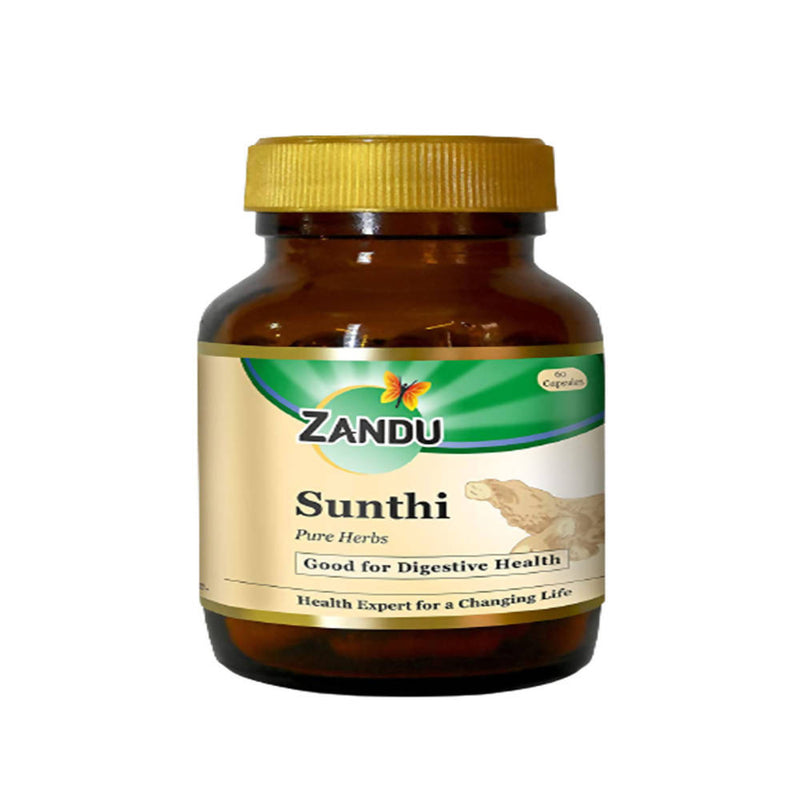 Zandu Sunthi Pure Herbs Capsules Good For Digestive Health