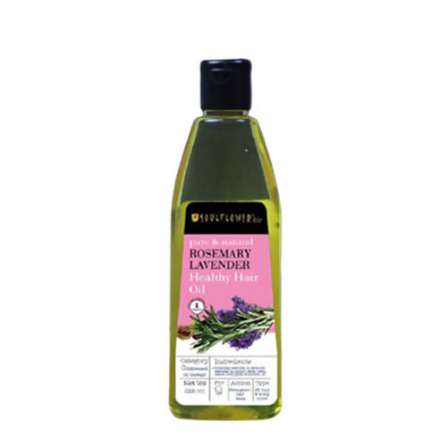 Soulflower Pure & Natural Rosemary Lavender Healthy Hair Oil