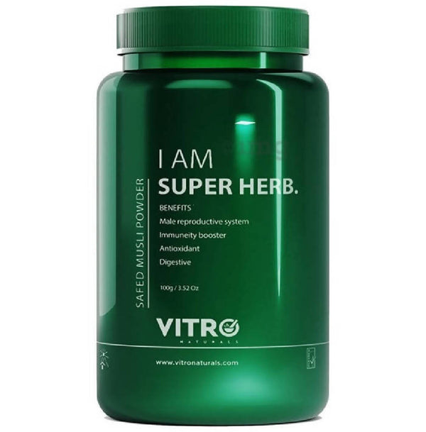 Vitro Naturals I Am Super Herb Safed Musli Powder