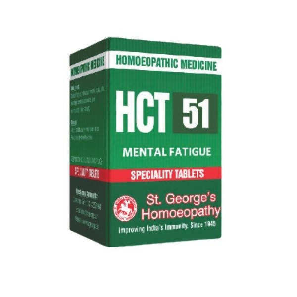 St. George's Homeopathy HCT 51 Tablets