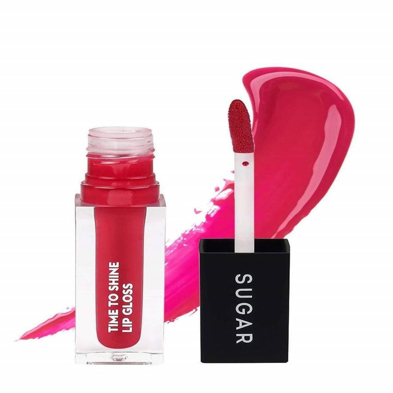 Sugar Time To Shine Lip Gloss - Peppy Hill (Bright Fuchsia)