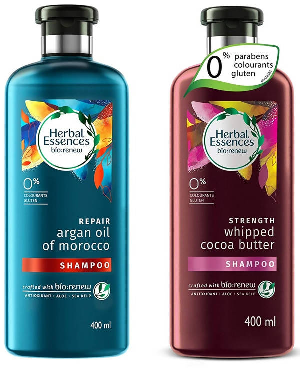 Herbal Essences Argan Oil of Morocco Shampoo And Whipped Cocoa Butter Shampoo