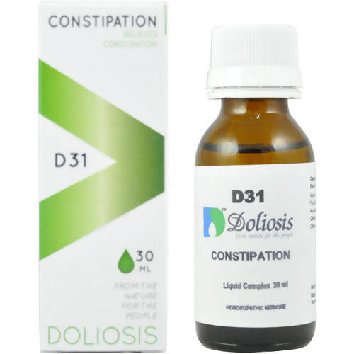 Doliosis Homeopathy D31 Constipation Drops