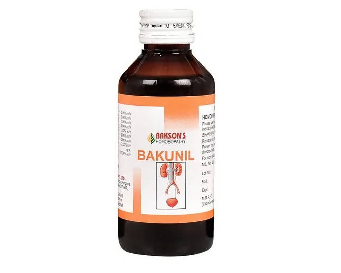 Bakson's Homeopathy Bakunil Syrup (Sugar Free)