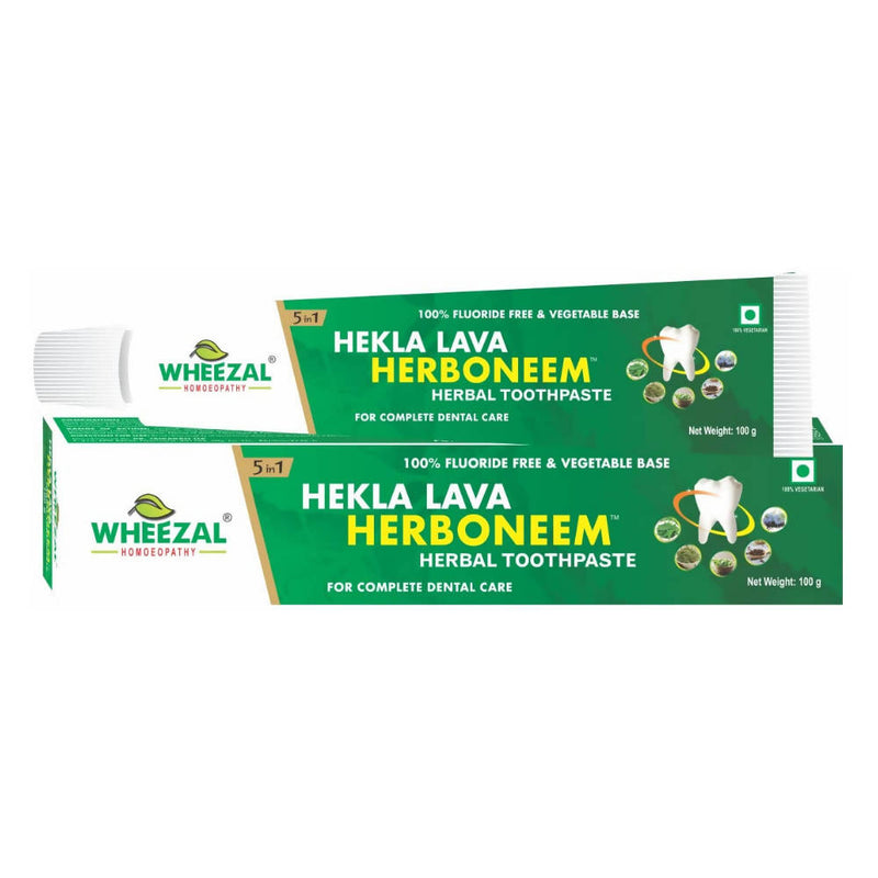 Wheezal Hekla Lava Herboneem Herbal Toothpaste