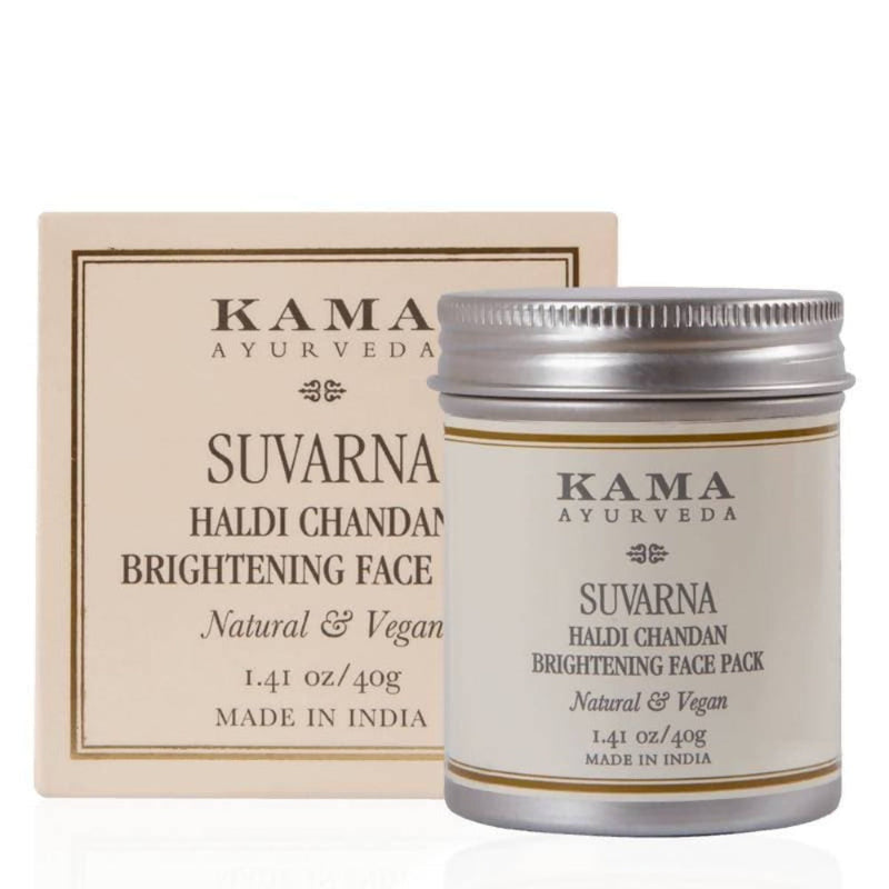 Kama Ayurveda Suvarna Haldi Chandan Brightening Face Pack