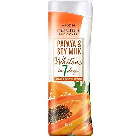 Avon Naturals Body Care Papaya & Soy Milk Hand & Body Lotion