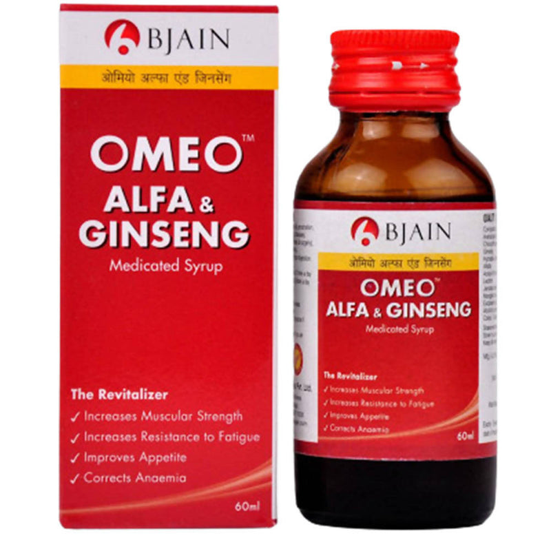 Bjain Homeopathy Omeo Alfa & Ginseng Syrup