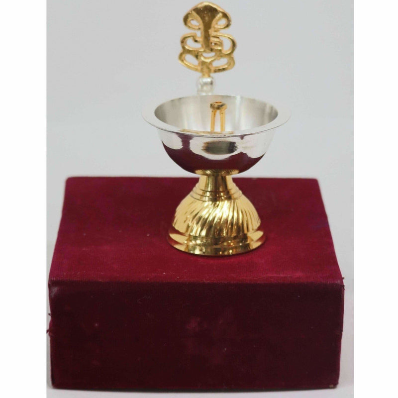 Chahat Premium Living Brass Ganesh Deep