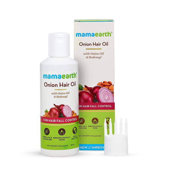 Mamaearth Onion Hair Oil With Onion Oil & Redensyl  150ml