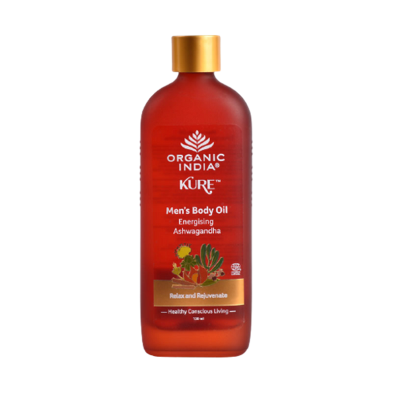 Organic India Mens Body Oil Energising Ashwagandha