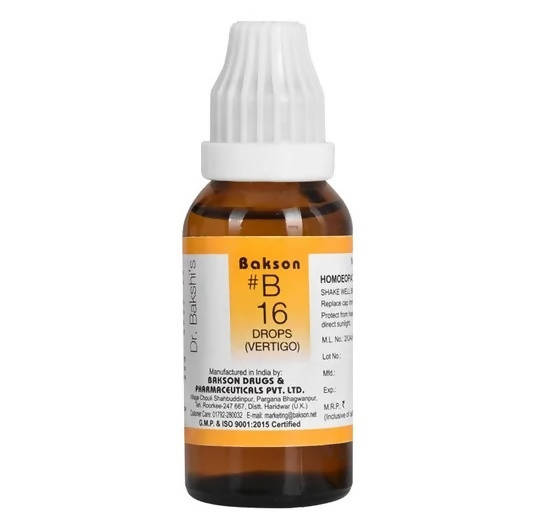 Bakson's Homeopathy B16 Drops