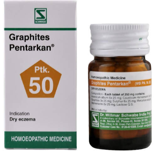 Dr. Willmar Schwabe India Graphites Pentarkan Ptk 50 Tablets