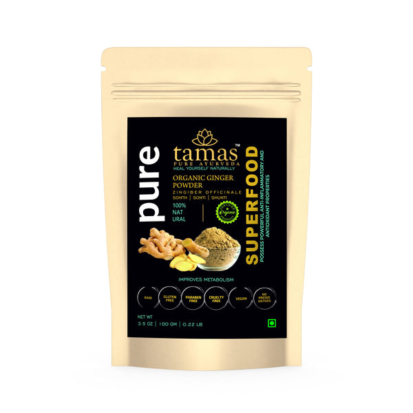 Tamas Pure Ayurveda Superfood Organic Ginger Powder