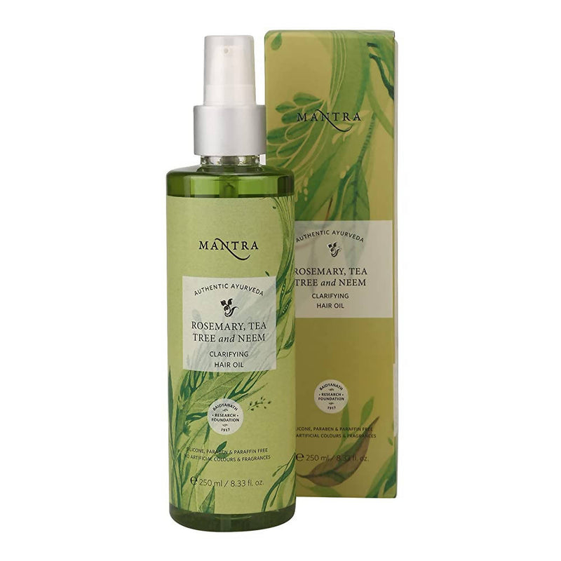 Mantra Herbal Rosemary Tea Tree And Neem Clarifying Hair Oil