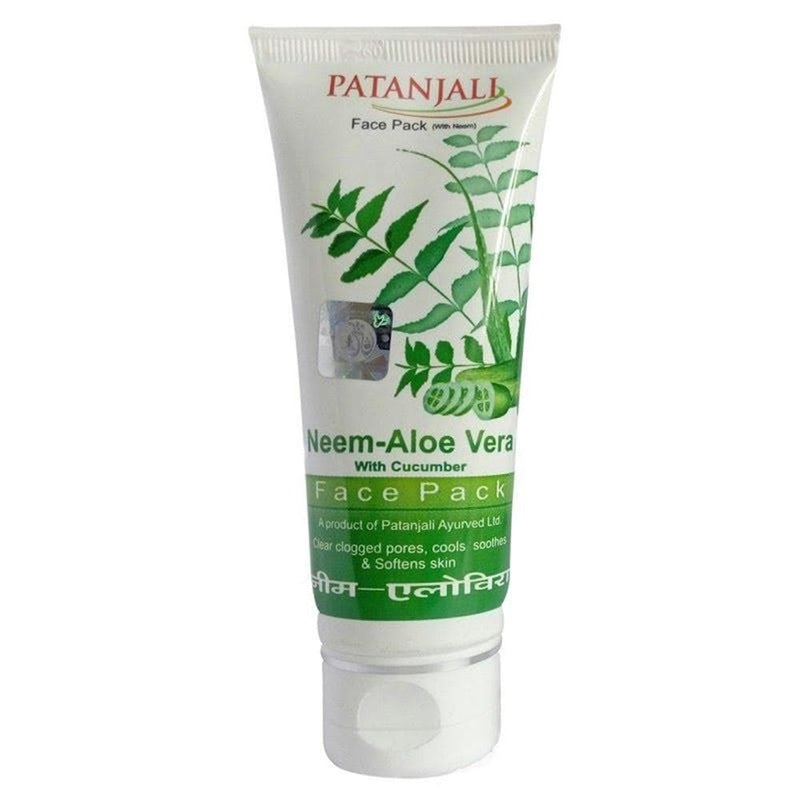 Patanjali Aloevera Neem Cucumber Face Pack 60Gm