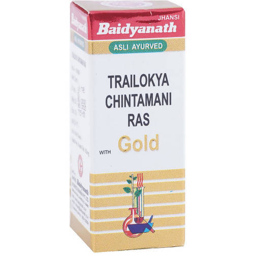 Baidyanath Trailokya Chintamani Ras (With Gold)