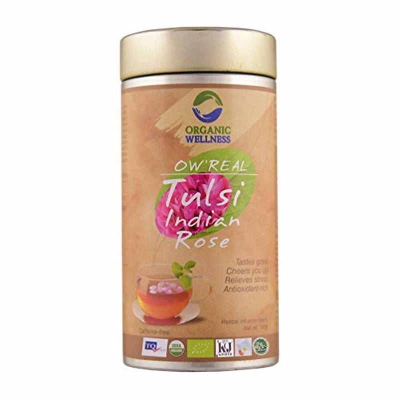 Organic Wellness Ow'Real Tulsi Indian Rose Tin Pack