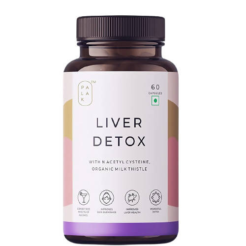 Palak Liver Detox Organic Milk Thistle Capsules