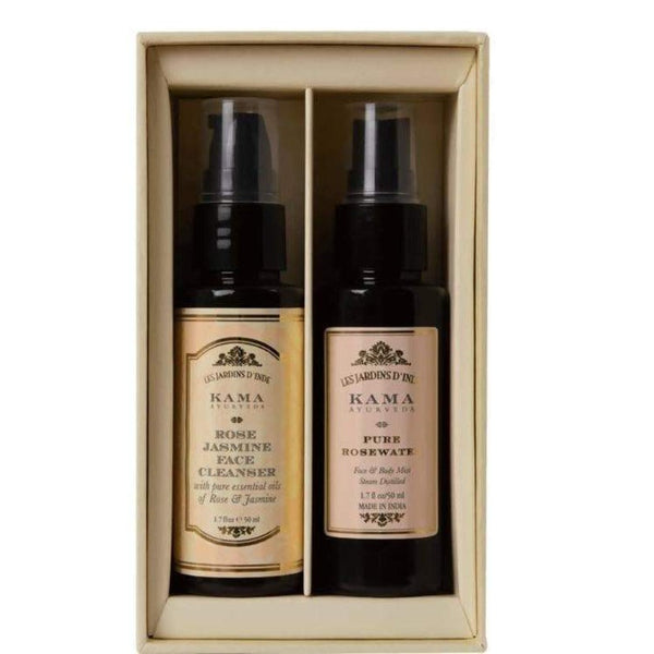 Kama Ayurveda Rose & Jasmine Face Care Gift Box