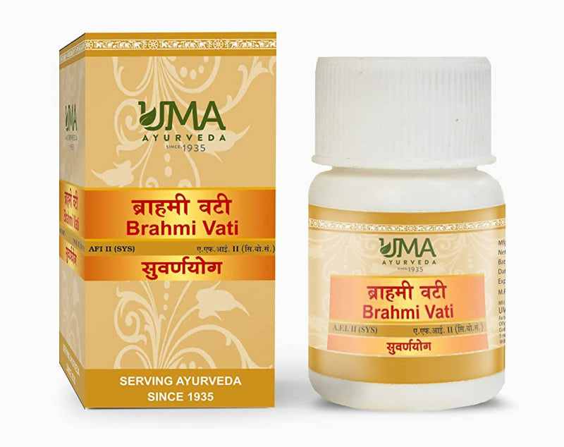 Uma Ayurveda Brahmi Vati (with Gold)