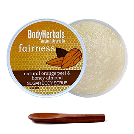 Bodyherbals Fairness Orange Honey & Almond Sugar Body Scrub