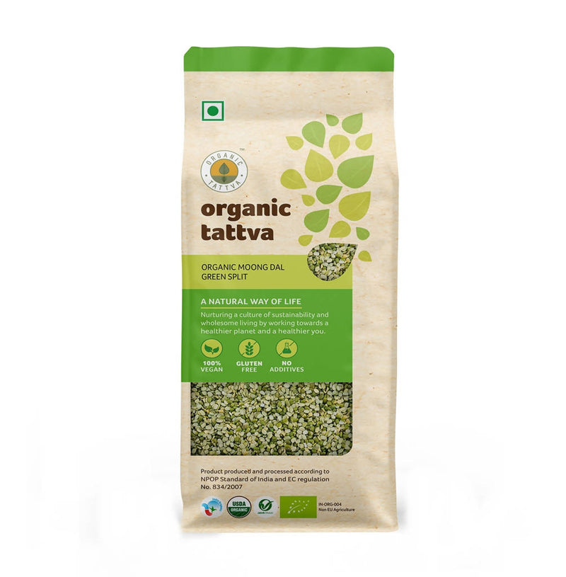 Organic Tattva Moong Dal Green Split