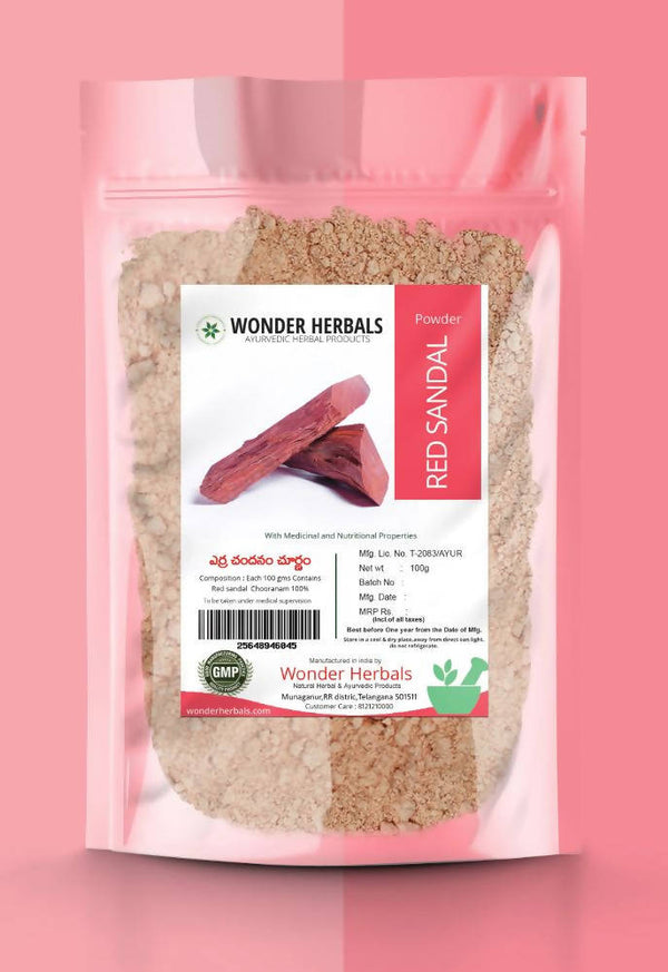 Wonder Herbals Pure Redsandal Wood Powder