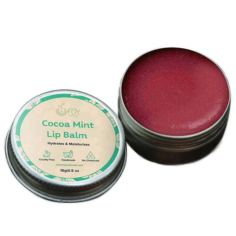 FOY Naturals Cocoa Mint Lip Balm