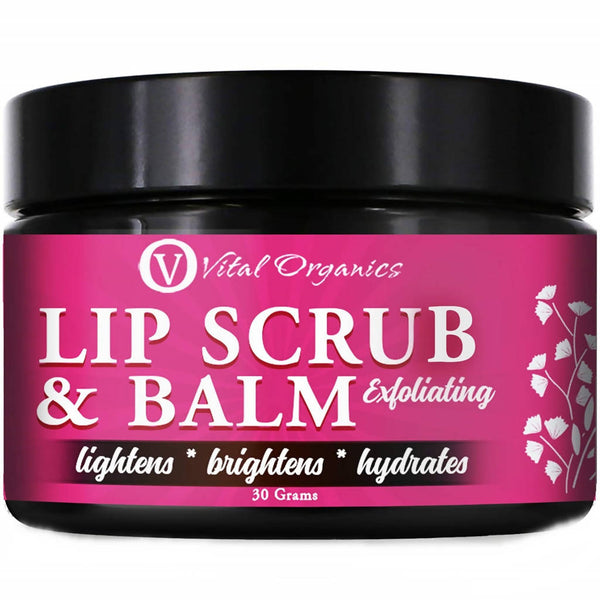 Vital Organics Lip Scrub & Balm Exfoliation