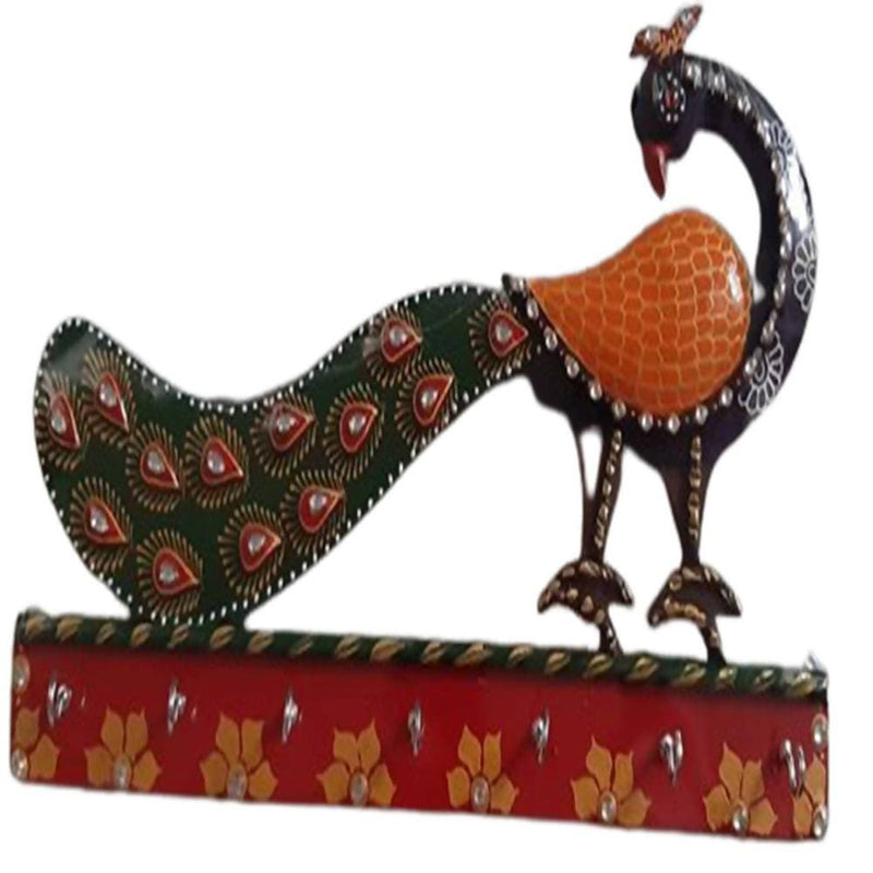 Kundan HandiKrafts Peacock Key Chain Holders