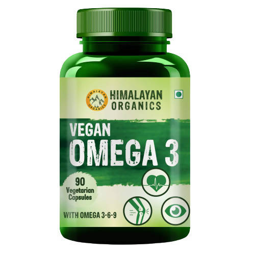 Himalayan Organics Vegan Omega 3 Vegetarian Capsules