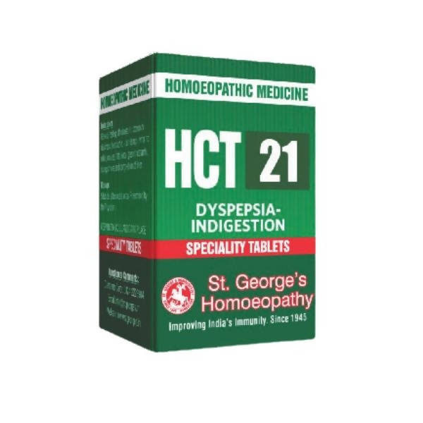 St. George's Homeopathy HCT 21 Tablets