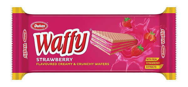 Dukes Waffy Biscuits Strawberry