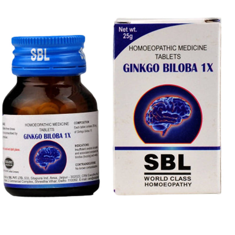 SBL Homeopathy Ginkgo Biloba Tablets