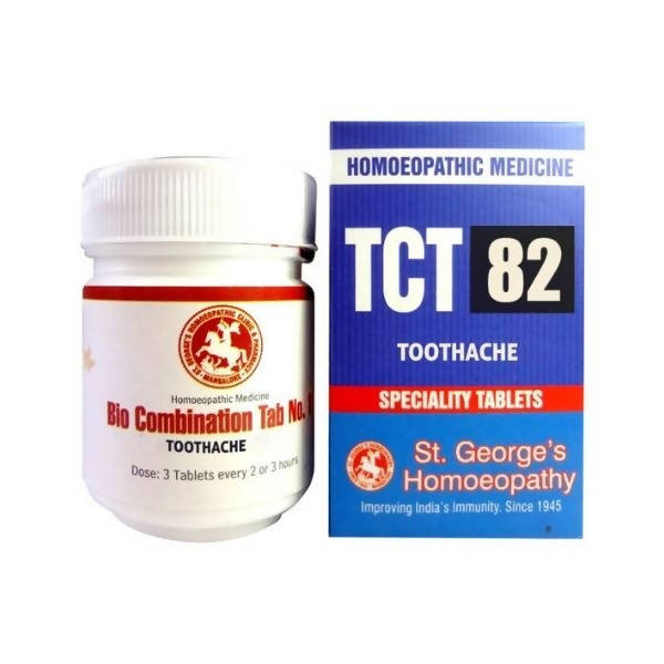 St. George's Homeopathy TCT 82 Tablets