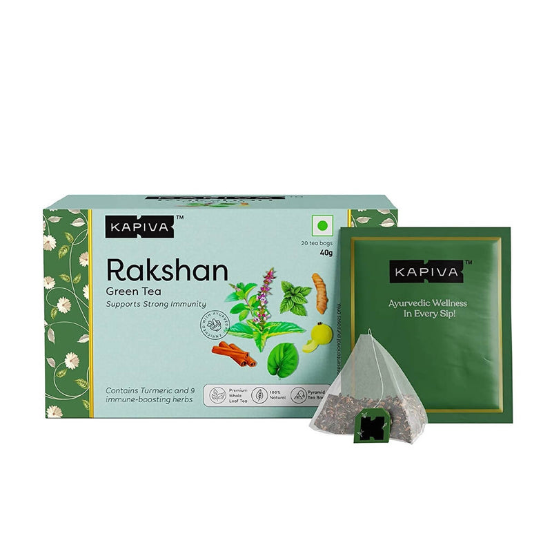 Kapiva Ayurveda Rakshan Green Tea Bags