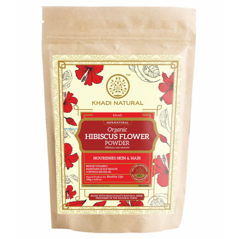 Khadi Natural Organic Hibiscus Flower Powder