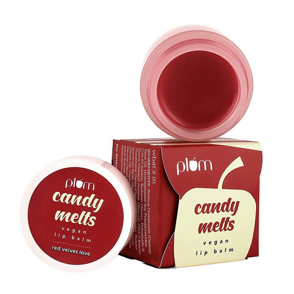 Plum Candy Melts Red Velvet Love Vegan Lip Balm