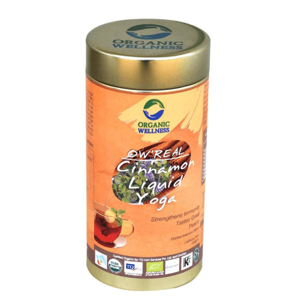 Organic Wellness Ow'Real Cinnamon Liquid Yoga Leaf Tea Tin Pack